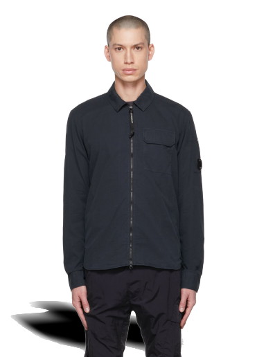 Ing C.P. Company Zipped Shirt Sötétkék | 13CMSH158A-002824G