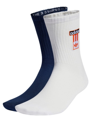 Zoknik és harisnyanadrágok adidas Originals Adibreak Crew Socks 2 Pairs Szürke | IS0740