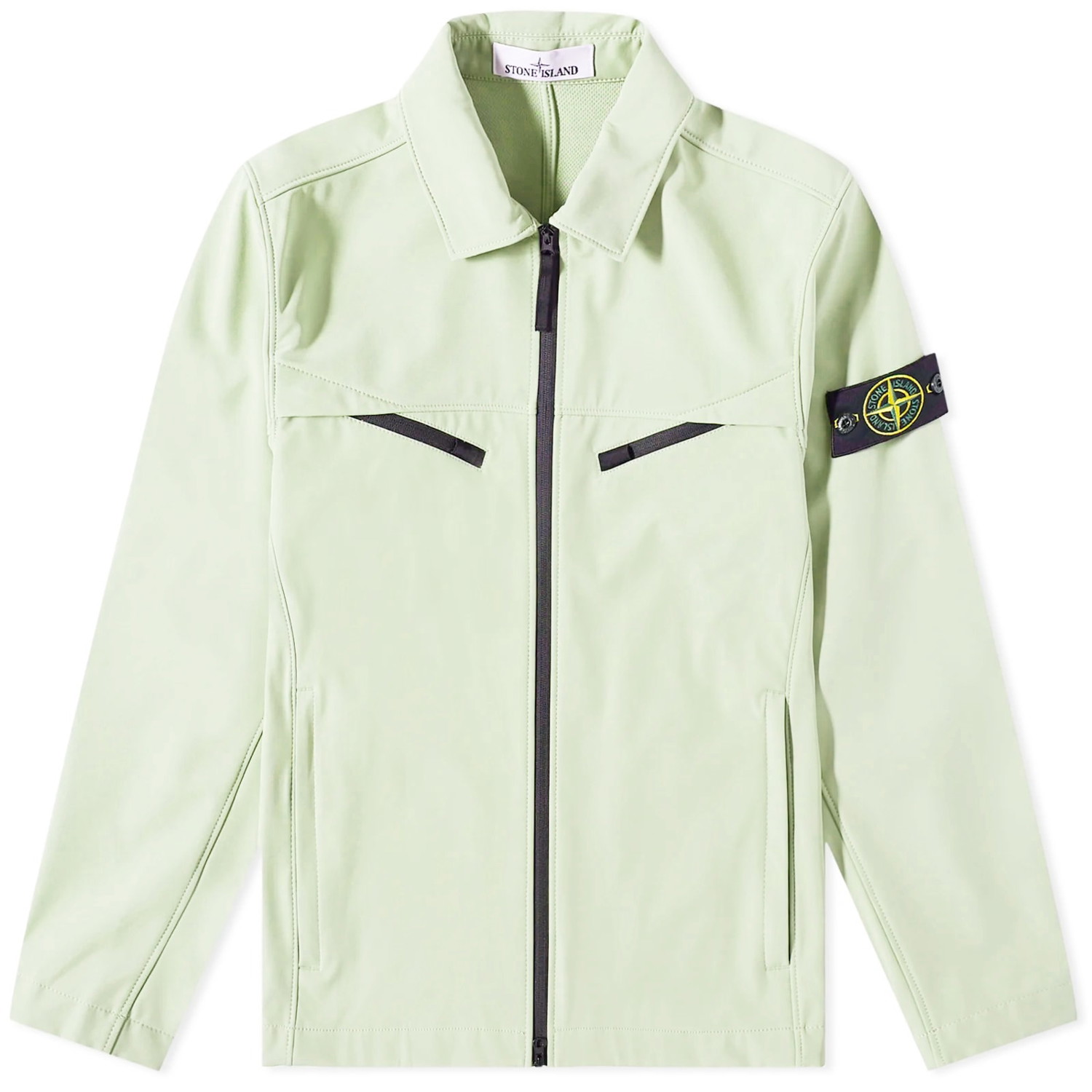 Dzsekik Stone Island Light Soft Shell-R Jacket Zöld | 781541027-V0052, 0