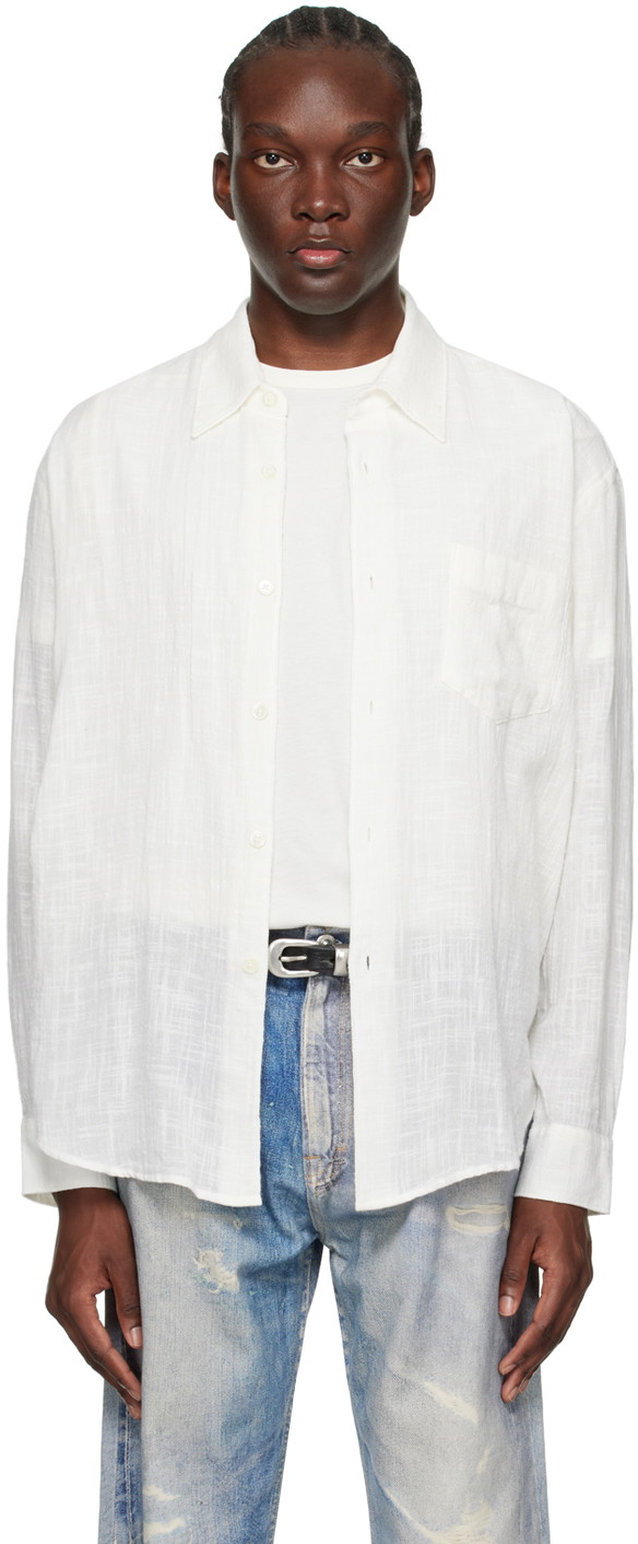 Ing OUR LEGACY Coco Shirt "Off-White" Fehér | M2222CW