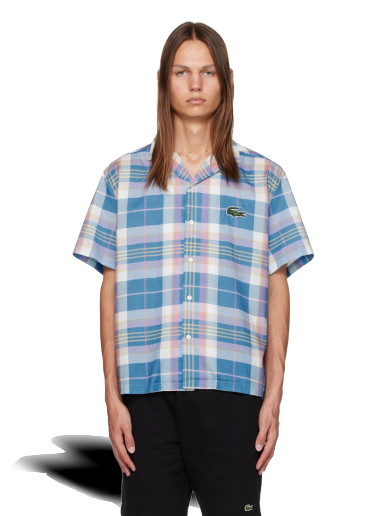 Ing Lacoste Check Shirt Kék | CH5792