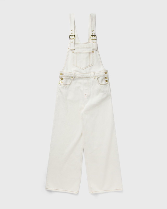 Nadrág GANNI Heavy Denim Overalls women Casual Pants beige in size:M Fehér | J1430-135