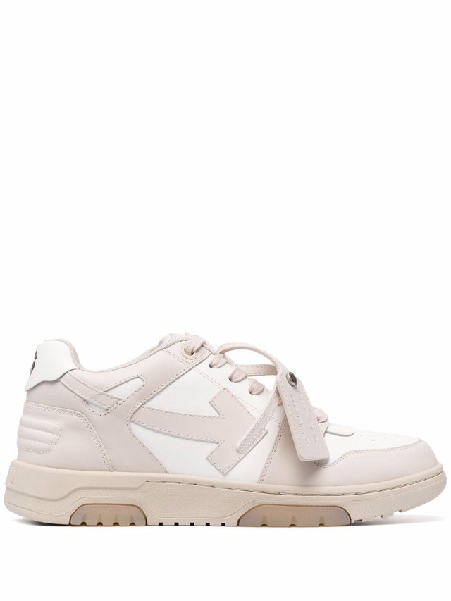 Sneakerek és cipők Off-White Out Of Office OOO "Nude White" W Bézs | OWIA259F21LEA0010161