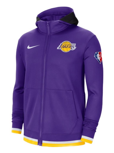 Sweatshirt Nike Dri-Fit LA Lakers Showtime Full-Zip Hoodie Orgona | DB1039-504