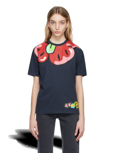 Póló KENZO Paris Boke Boy T-Shirt Sötétkék | FD52TS0224SG