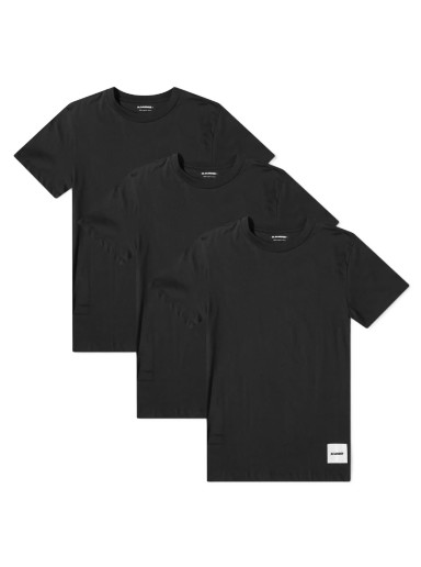 Póló Jil Sander 3 Pack Tee Fekete | J47GC0001-J45048-001