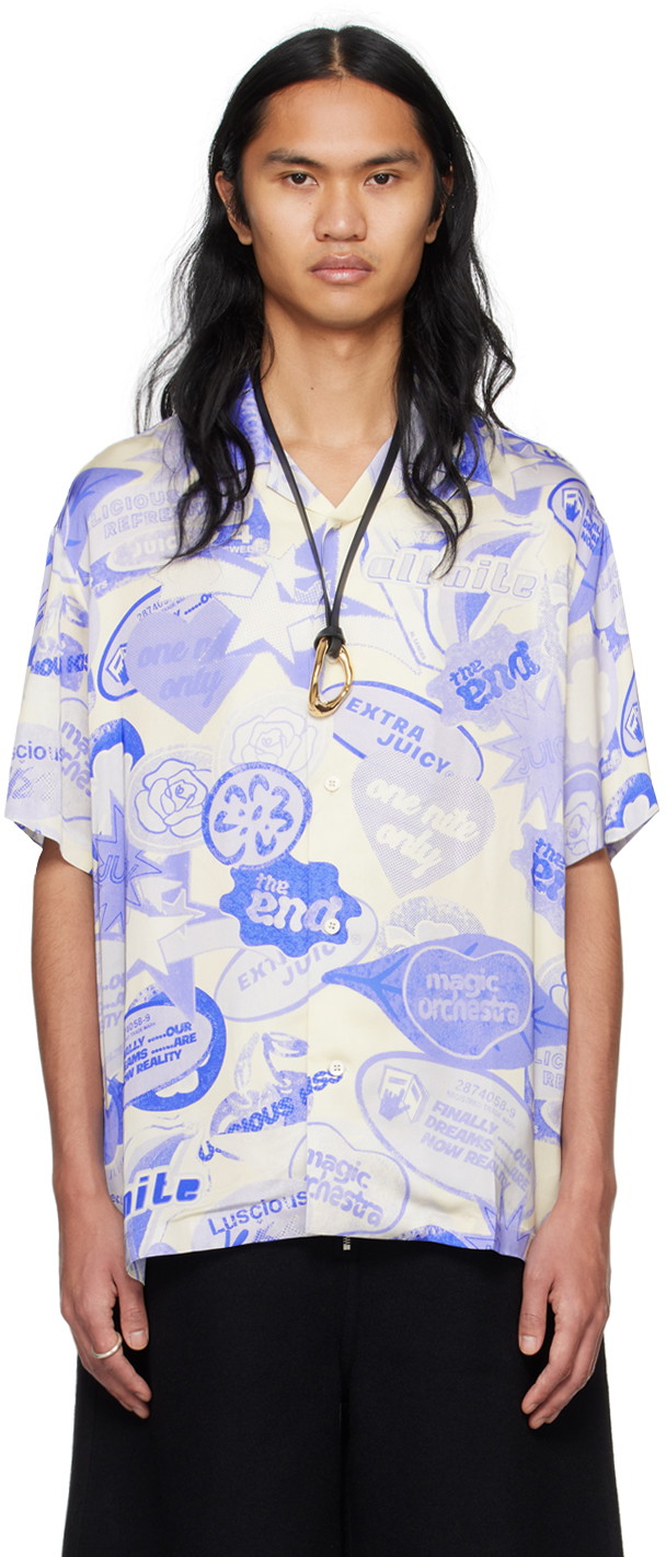 Ing Jil Sander Printed Shirt Orgona | J22DL0221_J65189