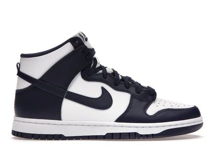 Sneakerek és cipők Nike Dunk High "Midnight Navy" Sötétkék | DD1399-104, 0