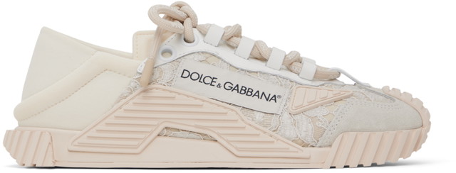 Sneakerek és cipők Dolce & Gabbana Beige NS1 Sneakers Bézs | CK1837 AX372