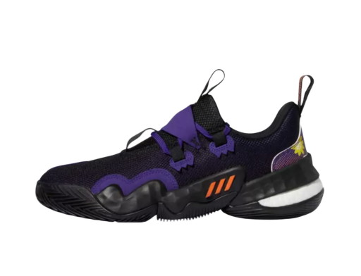 Sneakerek és cipők adidas Originals Trae Young 1 Black Purple Orange Orgona | GZ4627