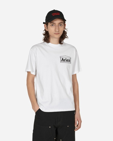 Póló Aries Temple T-Shirt Fehér | COAR60000 WHT, 0
