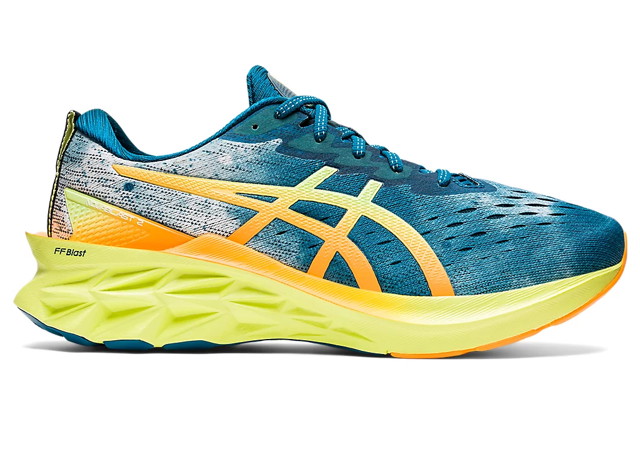 Sneakerek és cipők Asics Novablast 2 Deep Sea Teal Glow Yellow Sötétkék | 1011B445-400