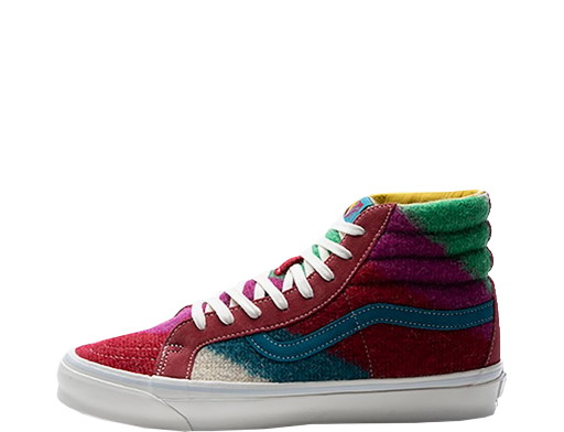 Sneakerek és cipők Vans Sk8-Hi Concepts Mohair Zöld | VN0A4BVB04F