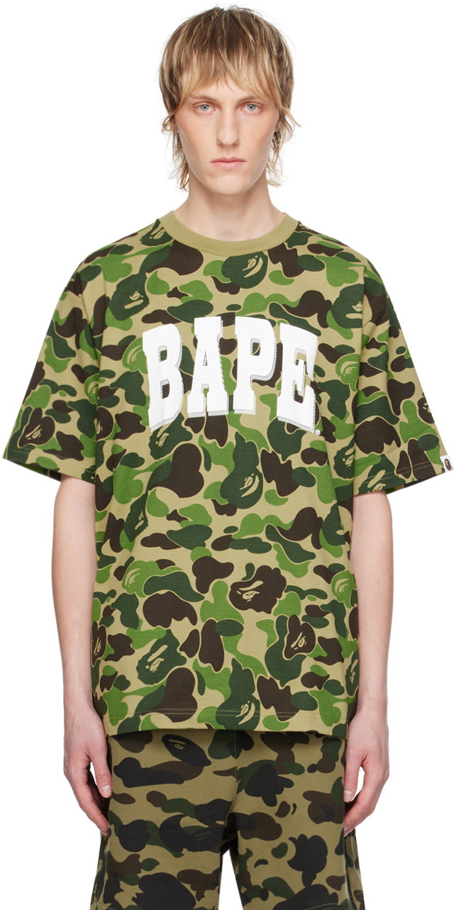 BAPE Khaki ABC Camo T-Shirt