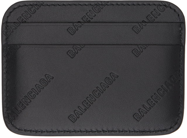 Pénztárca Balenciaga Cash Card Holder Fekete | 593812 2AAXQ