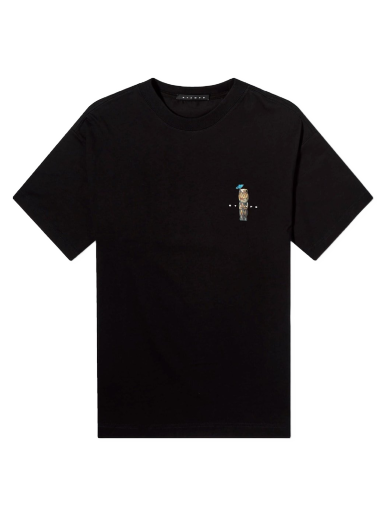 Póló Stampd Checked Out Relaxed Tee Fekete | SLA-M3049TE-BLK