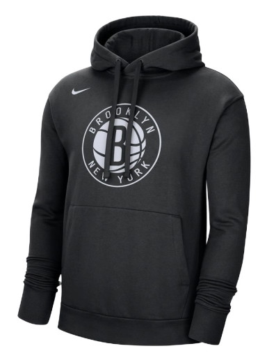 Sweatshirt Nike NBA Brooklyn Nets Essential Fleece Pullover Hoodie Fekete | DR9404-010