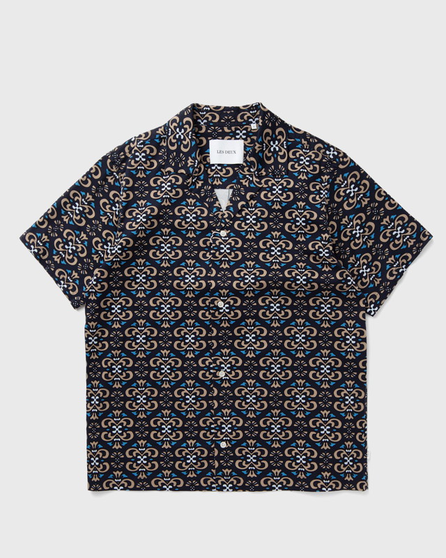 Ing Les Deux Hendrix AOP SS Shirt Sötétkék | LDM401080-460810