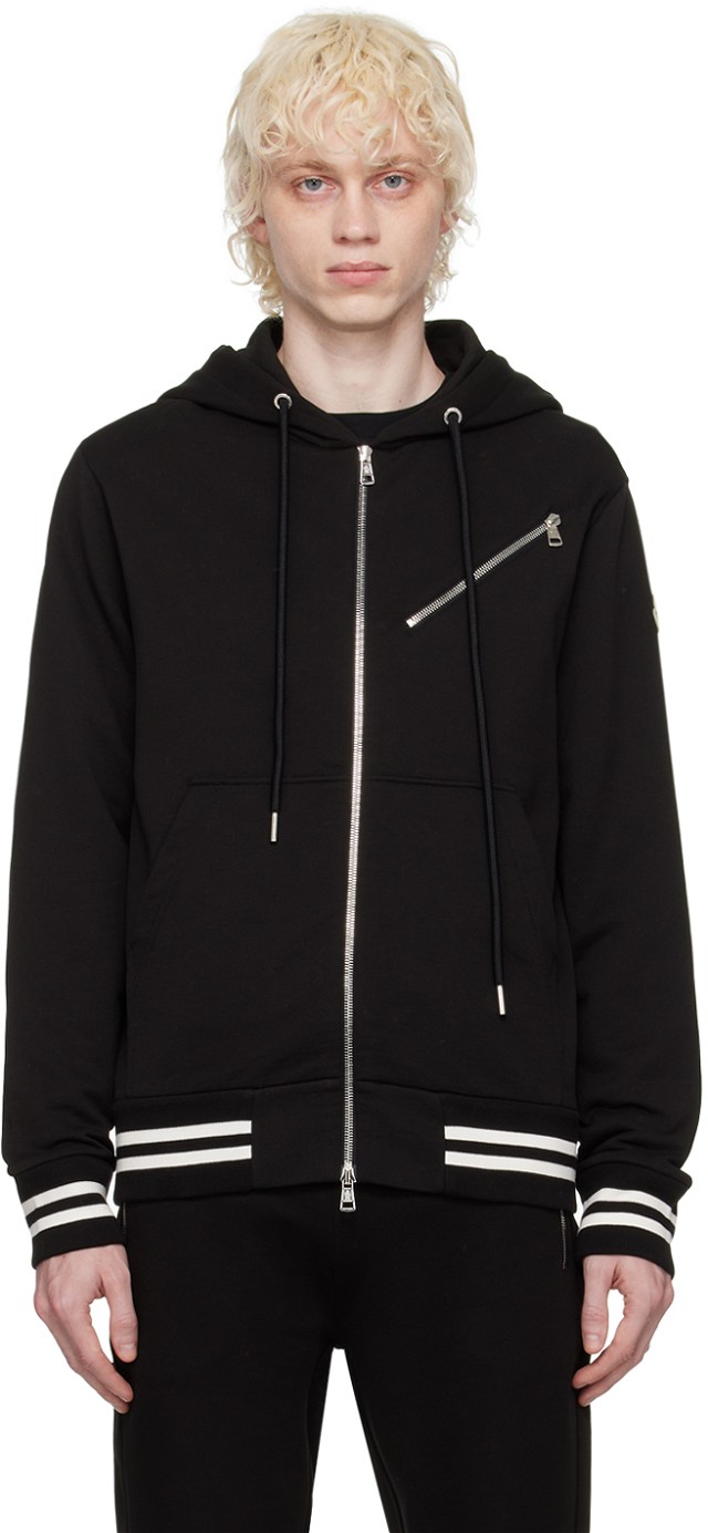 Sweatshirt Moncler Zip-Up Hoodie Fekete | H20918G00048809KR