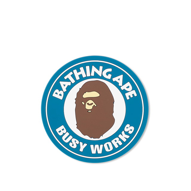 Lakberendezés BAPE A Bathing Ape Busy Works Rubber Coaster Kék | 001KAJ801004M-BLU