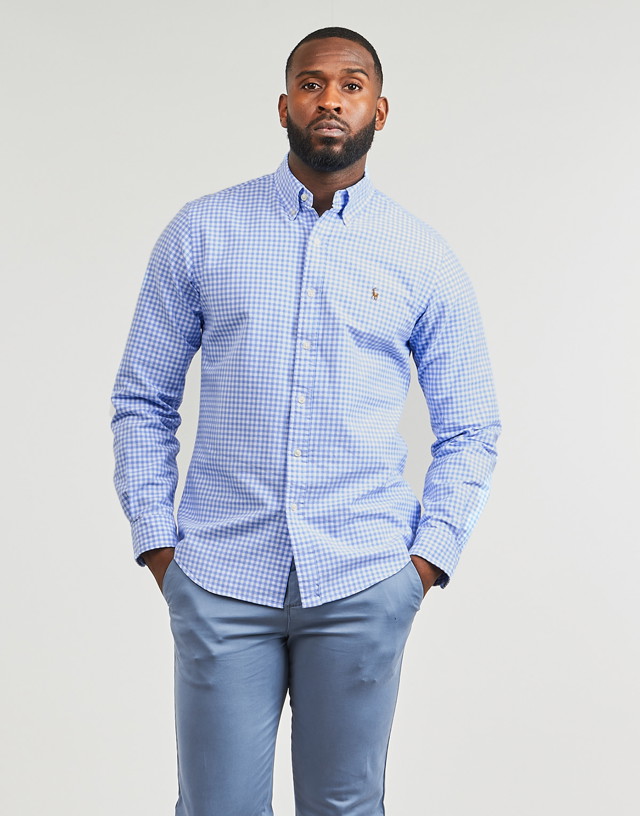 Ing Polo by Ralph Lauren Long sleeved Shirt Kék | 710906612004