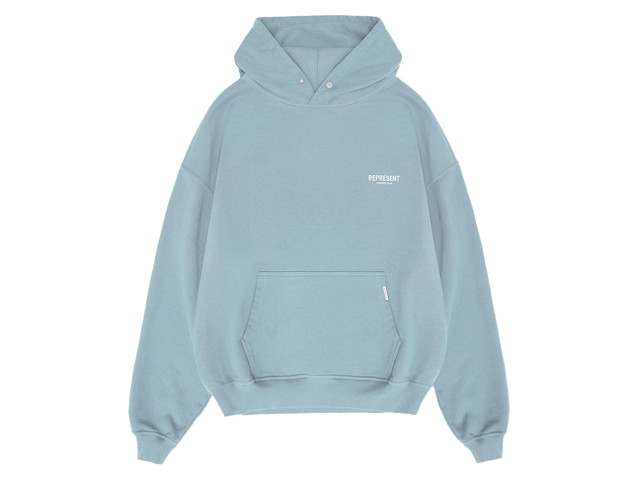 Sweatshirt Represent Clo Represent Owners Club Hoodie Powder Blue Kék | M04153-143