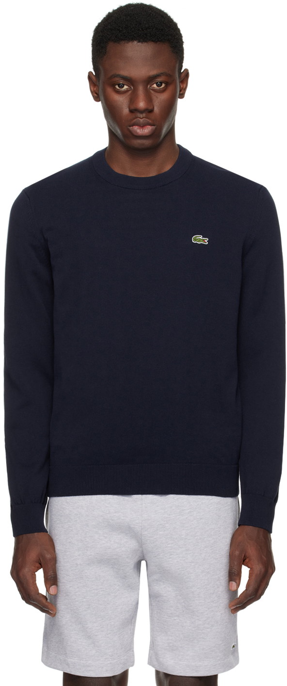 Pulóver Lacoste Navy Crewneck Sweater Sötétkék | AH1985_166