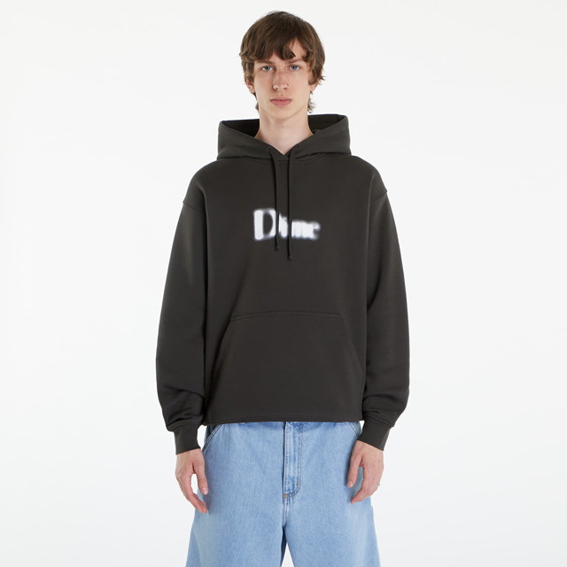 Sweatshirt Dime Classic Blurry Hoodie Vintage Black Fekete | DIMESP24D215BLK