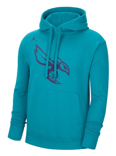 Sweatshirt Jordan Charlotte Hornets Essential Fleece Pullover Hoodie Türkizkék | DR9422-415