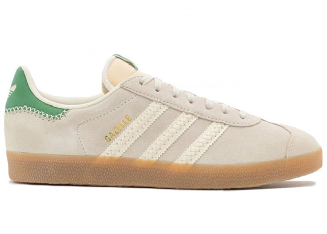 Sneakerek és cipők adidas Originals adidas Gazelle Alumina Preloved Green Bézs | IE3691