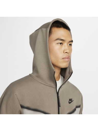 Sweatshirt Nike Tech Fleece Full-Zip Hoodie Bézs | DV0537-040
