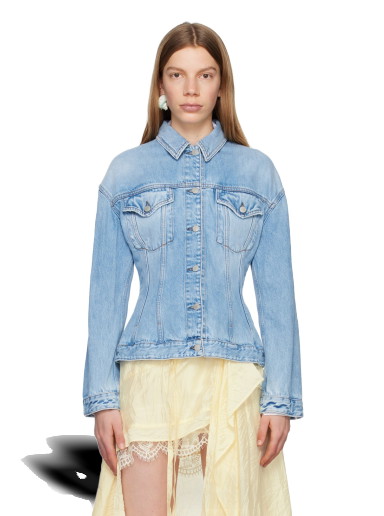 Dzsekik Acne Studios Hourglass Denim Jacket Kék | A90501-