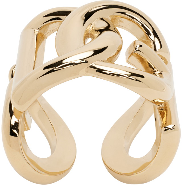 Gyűrűk Dolce & Gabbana Gold Logo Ring Fémes | WRP6L1 W1111