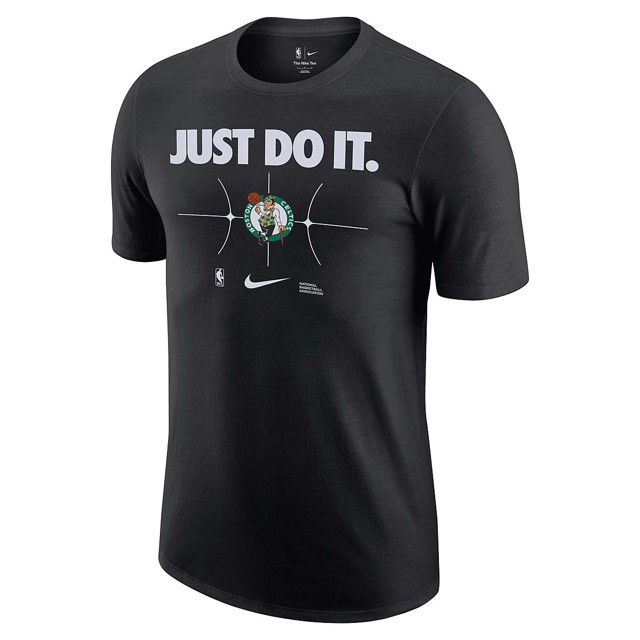 Póló Nike NBA BOSTON CELTICS ESSENTIAL JUST DO IT T-SHIRT, black Fekete | FQ6267-010