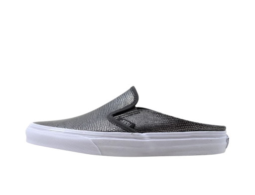 Sneakerek és cipők Vans Classic Slip On Mule Embossed Leather Grey Szürke | VN0004KTIDQ
