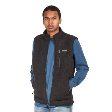 Mellények Patagonia Retro Pile Vest Fekete | 22821-BLK, 0