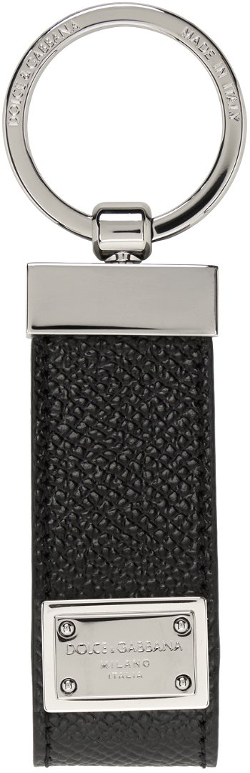 Dolce & Gabbana Black Dauphine Keychain BP1371AG219
