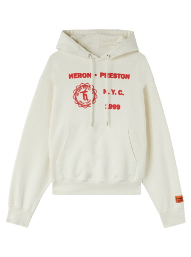 Sweatshirt HERON PRESTON Medieval Heron Hoodie Fehér | HMBB024F22JER0050125