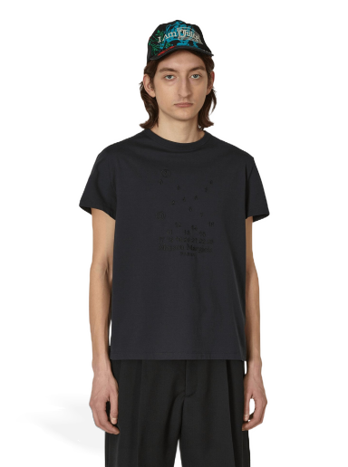 Póló Maison Margiela Numeric Logo T-Shirt Fekete | S50GC0684 855