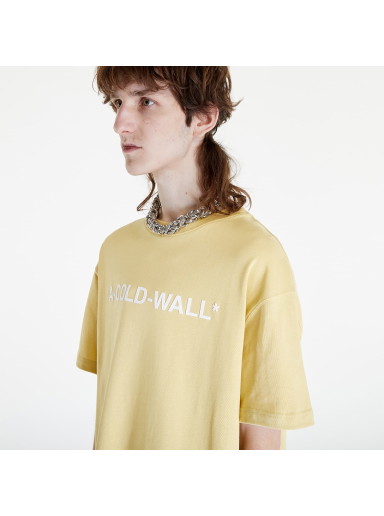 Póló A-COLD-WALL* Essential Logo T-Shirt Bézs | ACWMTS092 Flaxen Beige