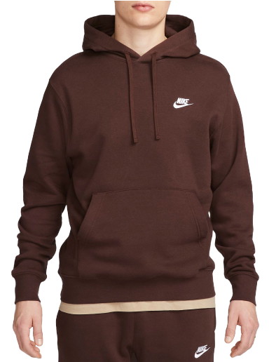 Sweatshirt Nike Sportswear Club Fleece Pullover Hoodie Barna | bv2654-227
