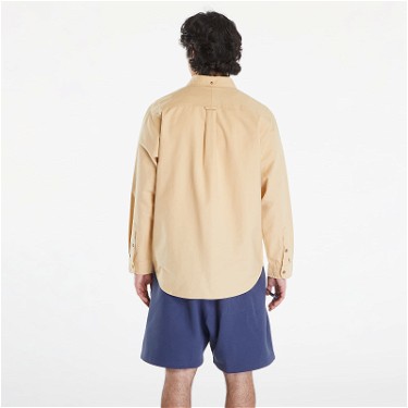 Ing Nike Life Long-Sleeve Oxford Button-Down Shirt Sesame/ Sesame/ Sesame Bézs | FN3125-252, 3