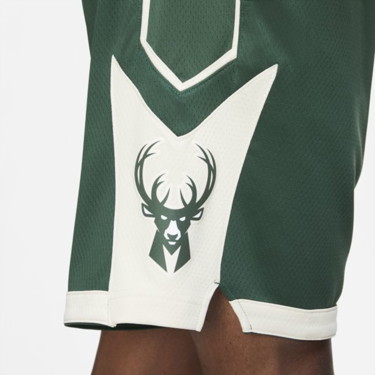 Rövidnadrág Nike Milwaukee Bucks Icon Edition NBA Swingman Shorts Zöld | AJ5623-323, 2