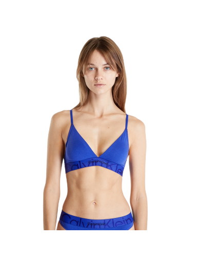 Melltartó CALVIN KLEIN Monolith Cotton Light Lined Triangle Bra Kék | QF6990E CMB