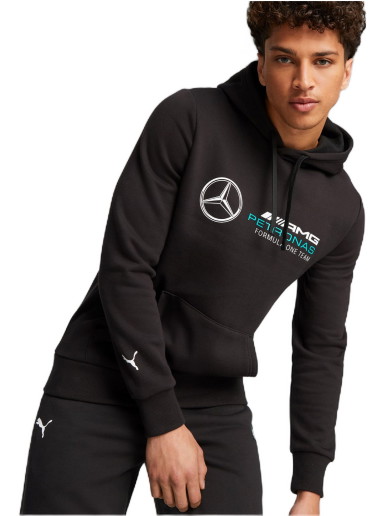 Sweatshirt Puma Mercedes-AMG PETRONAS Motorsport Hoodie Herren, Schwarz, Größe: L, Kleidung Fekete | 621159_01