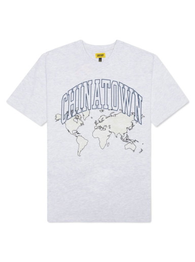 Póló MARKET Chinatown Globe Uv Arc Tee Szürke | CTM1990384/0016