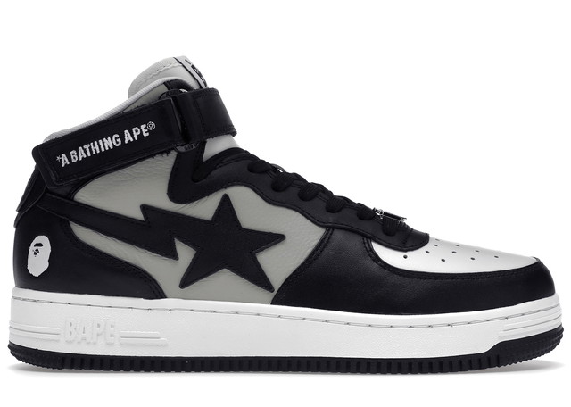 Sneakerek és cipők BAPE Bape Sta Mid 2022 "Black" Fekete | 1I20-291-010 BLK/1I20191010 BLK