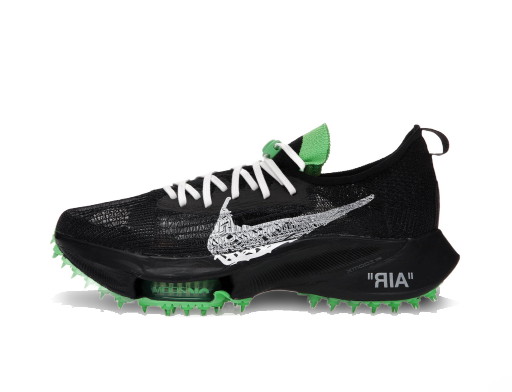 Sneakerek és cipők Nike Off-White x Air Zoom Tempo Next% Flyknit "Black Scream Green" Fekete | CV0697-001