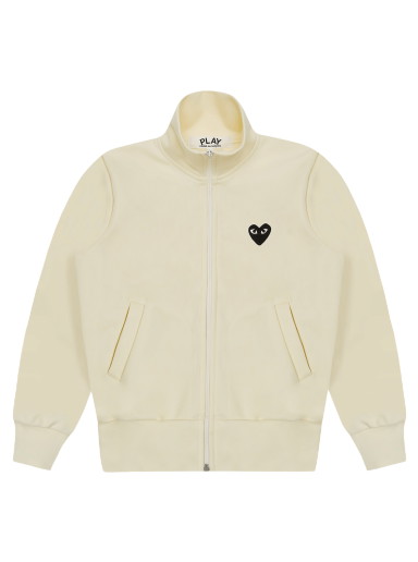 Sweatshirt Comme des Garçons PLAY Big Black Heart Hoodie Bézs | AZ T256 051 3