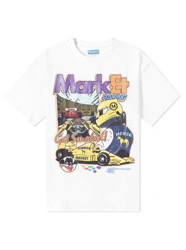 Póló MARKET Express Racing T-Shirt Fehér | 399001587-WHT